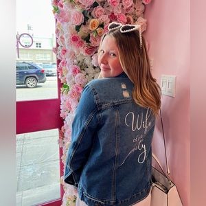 “Wife of the party” Denim Jacket